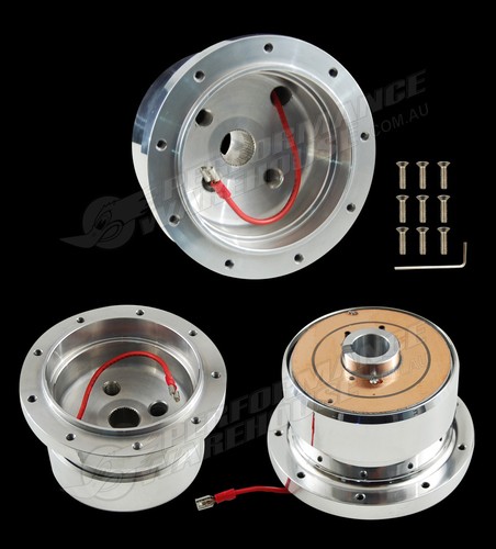 CAL CUSTOM 9 HOLE ALUMINIUM FORD STEERING WHEEL BOSS, FALCON, MUSTANG, F100 - Picture 2 of 2