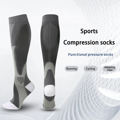 Compression Socks Running Football Soccer Stockings Men Women Sport Sock 30 Mmhg - Picture 2 of 11