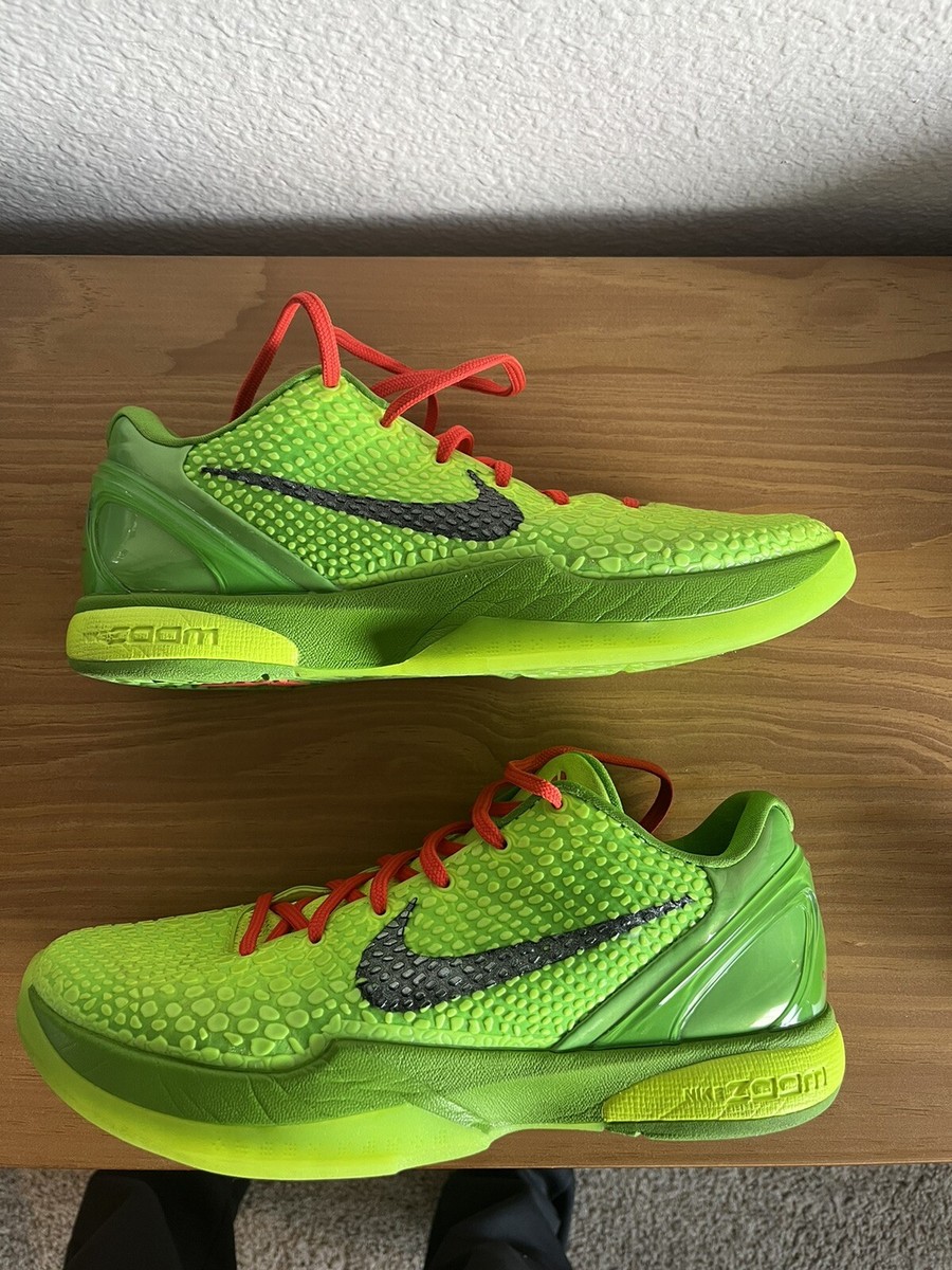 Size 11 Nike Zoom Kobe 6 Protro Low Grinch