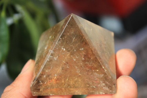 145 g TURMALINA NATURAL Cuarzo Rutilado CURACIÓN PIRÁMIDE CRYSTA 1 - Imagen 9 de 12