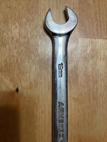 Armstrong Tools 15 Mm Reversible Ratcheting Combo Wrench 54-815 Made In USA! - Picture 3 of 13