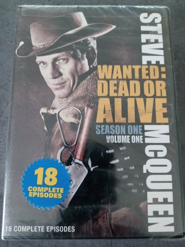 Wanted: Dead or Alive - Season 1 Steve McQueen DVD 2009 New/Sealed - Picture 1 of 3
