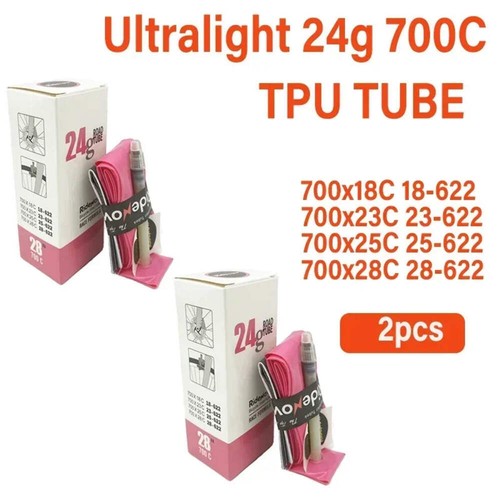 Ridenow Ultralight Bicycle Inner Tube 700 x 18 25 28 32 35 38C Road Bike TPU Tub - Picture 30 of 37