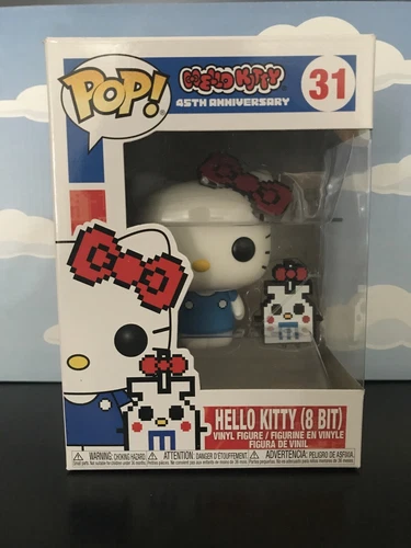 Funko Pop Sanrio: Hello Kitty 45th Anniversary Hello Kitty (8 Bit) Vinyl Figure