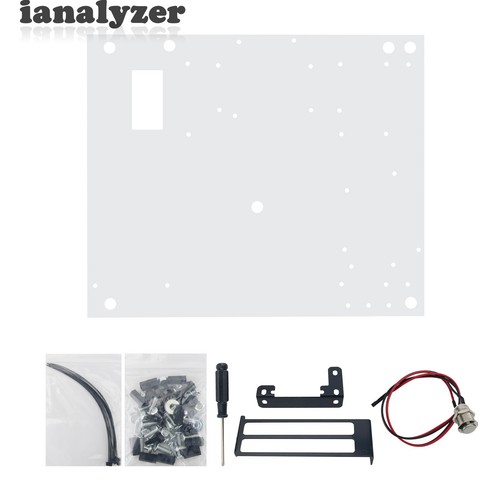 MATX Medium Transparent Acrylic Open Frame PC Case Heat Dissipation - 第 1/7 張圖片