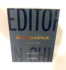 Michael Malul Esquire Editor In Chief Men Eau de Parfum Spray 3.4oz 100ml NEW.