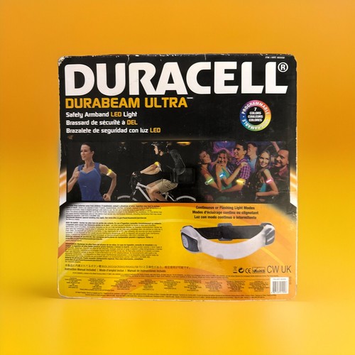 NEW Duracell Durabeam Ultra Safety Armband Multicolor LED Light 2 Pack - Picture 2 of 2
