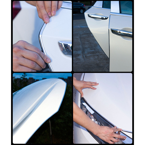 Protector de puerta de automóvil 1M/5M/10M tira protector de borde moldeo decoración antiarañazos - Imagen 11 de 18