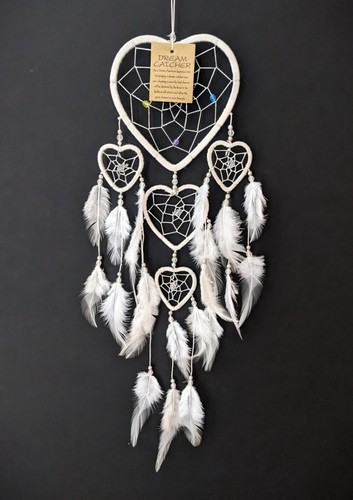 TRAUMFÄNGER HERZ Traumfänger MÄDCHEN JUNGEN ROSA LILA REGENBOGEN TRAUMFÄNGER - Bild 20 von 47