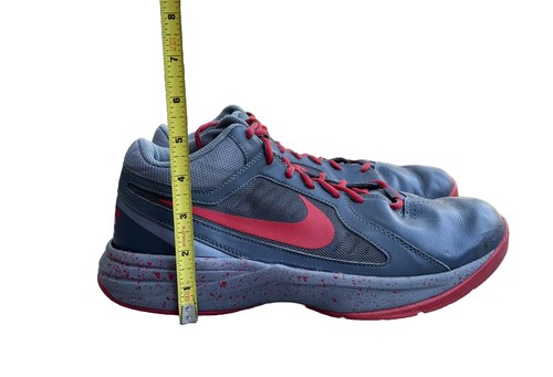 Men’s Nike Mid-Top Gray & Red Sneakers - Size 10.5 - Picture 5 of 6