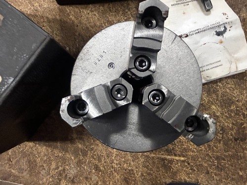 MACHINIST BsMtBb  LATHE MILL  Bison 5"  1 - 1/2" - 8 TPI Universal Chuck in Box - Picture 2 of 7