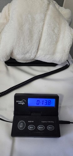 Exertek Women Medium Jacket White Fleece Fur Zipper Interior pocket Lightweight - Picture 3 of 7