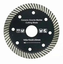 4" Diamond Turbo Continuous Cutting Blade 15 granite ceramic marble concrete cut