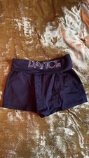 Motionwear Rhinestone DANCE Spandex Shorts Kids size Large