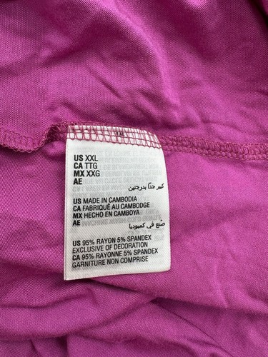 INC Chemise Lingerie Soft Knit W/ Lace Nightgown Pink Orchid NEW Plus Size XXL - Picture 8 of 8