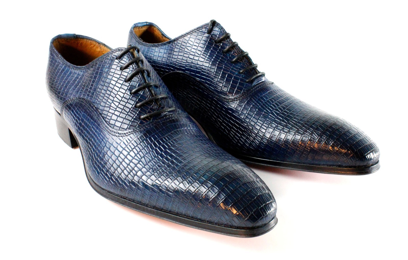 IVAN TROY Blue Small Rec Handmade Uomo Italian Leather Dress Shoes/Oxford Shoes IVAN TROY Blue Blue TROY Small Rec Handmade Uomo Italian Leather Dress Shoes/Oxford Shoes fdc0ba