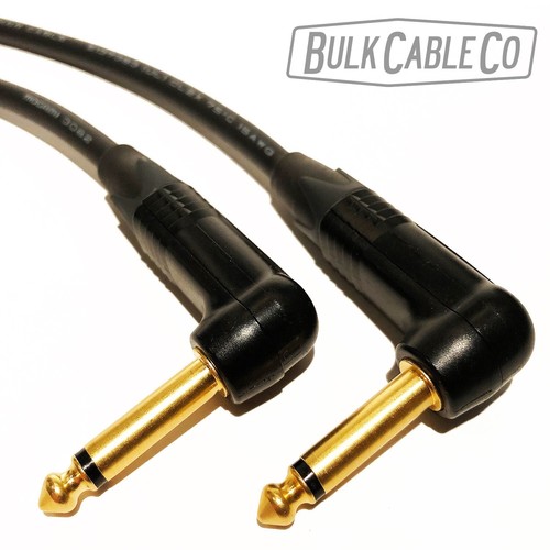 1,5 pies - cable de altavoz Mogami 3082 - extremos dorados de ángulo recto neutro - amplificador a cabina - Imagen 2 de 10