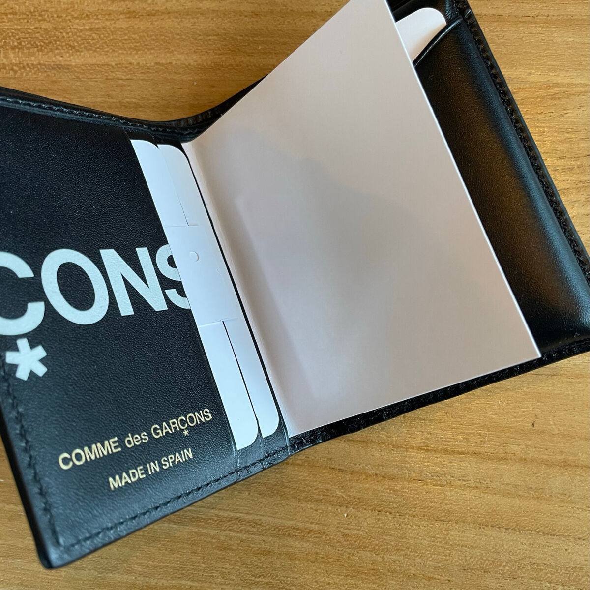 Comme des garcons top sa0641hl huge logo wallet