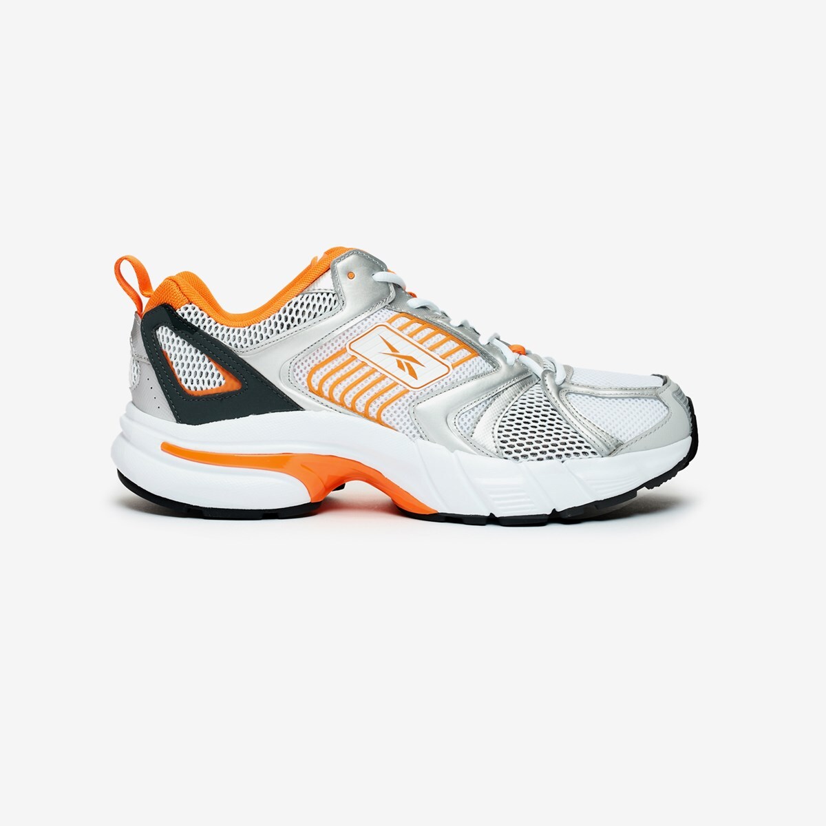 Новый! 11 мужских кроссовок Reebok Rbk Premier Fv7991 белого/матового серебристого/оранжевого цвета