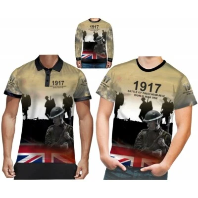 ww1 passchendaele 1917 t-shirt, polo, sweat-shirt - Photo 1/4