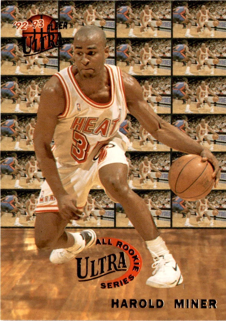 Harold Miner trading card