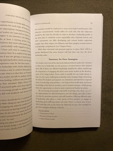 Learning from Law Firm Leaders by Michelle C. Nash **Habits Leadership Book** - Foto 6 di 10