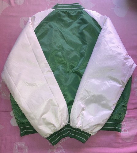 VINTAGE Y2K NBA BOSTON CELTICS VARSITY JACKET GREEN & WHITE WITH RHINESTONES - Bild 17 von 18