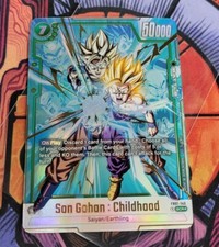 ✨Son Gohan : Childhood SCR	Alt Art Secret Rare FB01-140 Dragon Ball Fusion World