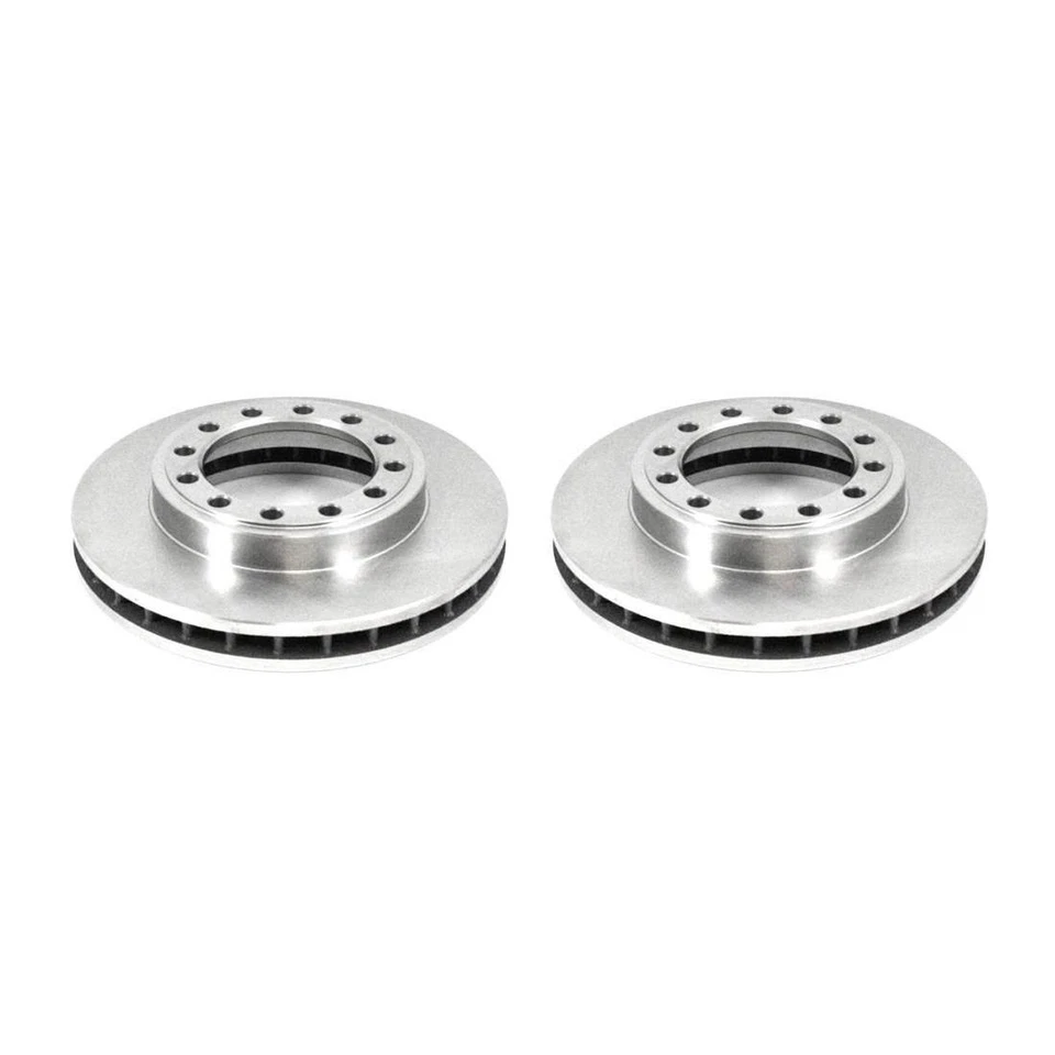Rotor de freno de disco delantero 2 piezas para Isuzu NPR 1989-1997 Foto 2 de 4