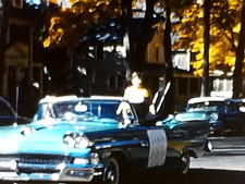 8mm Film 1958 Homecoming Parade Albion Michigan 1950s Home Movie Car Convertible
