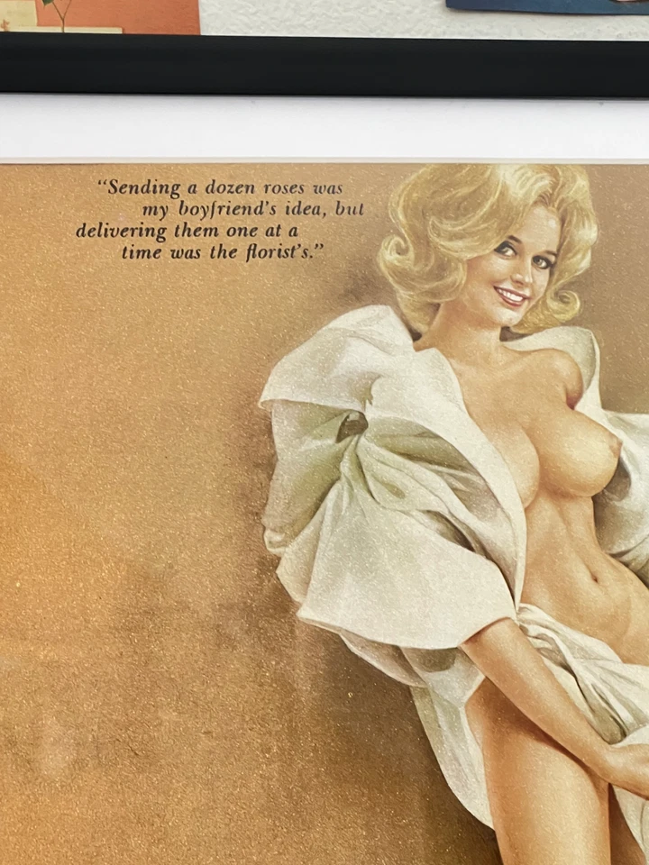 Vintage Vargas Girl Illustration Framed Wall Decor - Image 3 of 3