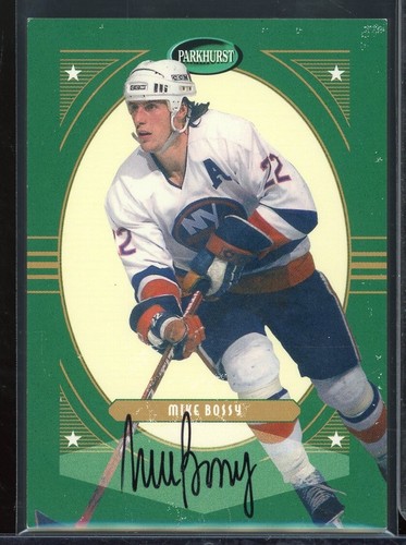 2001-02 Parkhurst Autographs #PA29 Mike Bossy **/80 - Picture 1 of 2