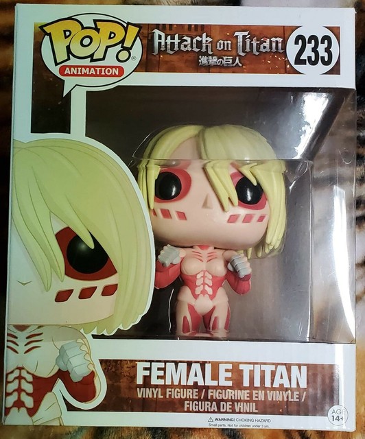 Funko Pop 2pack Attack On Titan Female Titan #233, Armored Titan #234 VAULTED | eBay