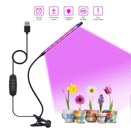 LED Pflanzenlampe Vollspektrum Pflanzenlicht für Zimmerpflanzen Wachstumslampe - Bild 7 von 19