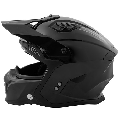 Motorradhelm Jet Helmet Cafe Racer ECE 22-06 Sonnenblende Scooter Schwarz - Bild 2 von 11