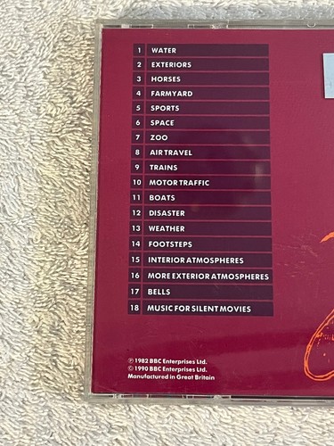 The BBC Sound Effects Library: 90  Essential Sound Effects! :  1990 U.K. CD: EX - Picture 3 of 6