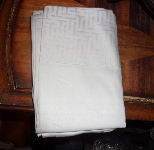 Neu Ted Baker T Bordüre Silber Grau Standard Kissenbezug Paar - Bild 3 von 5