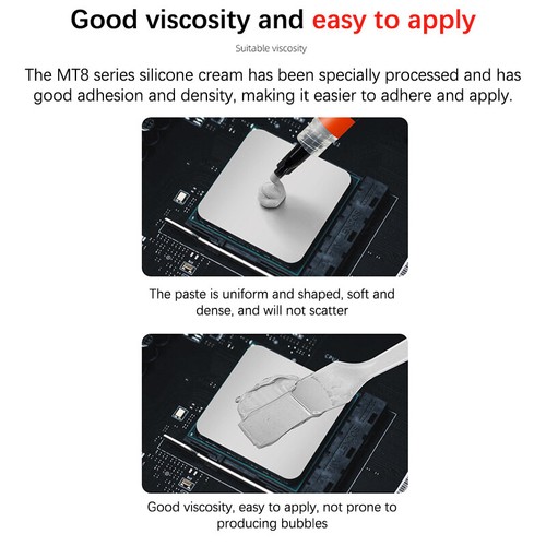 Thermal Paste 12.8W/MK Thermal Compound Conductive Silicone Grease Heat Sink - Afbeelding 3 van 14