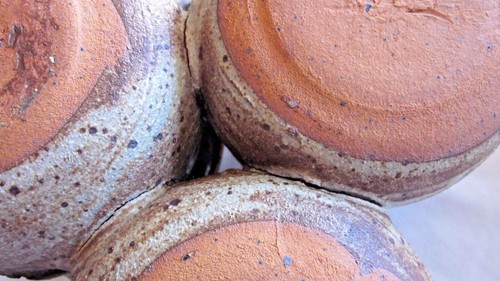Soporte de acondicionamiento de cerámica natural de gres lanzado a mano con tapas - Imagen 7 de 7