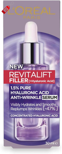 L'Oréal Paris Revitalift Filler Face Serum 1.5% Pure Hyaluronic Acid 30mL Hydrat - Picture 7 of 7