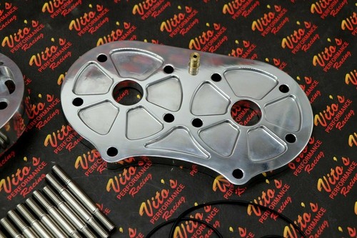 Polished COOL HEAD aftermarket billet aluminum 1987-2006 Banshee + 20cc DOMES - Picture 4 of 6