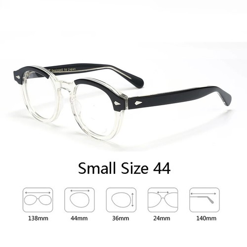 Herren Brillengestell Johnny Depp Lemtosh Style Brille Transparente Gläser - Bild 19 von 46