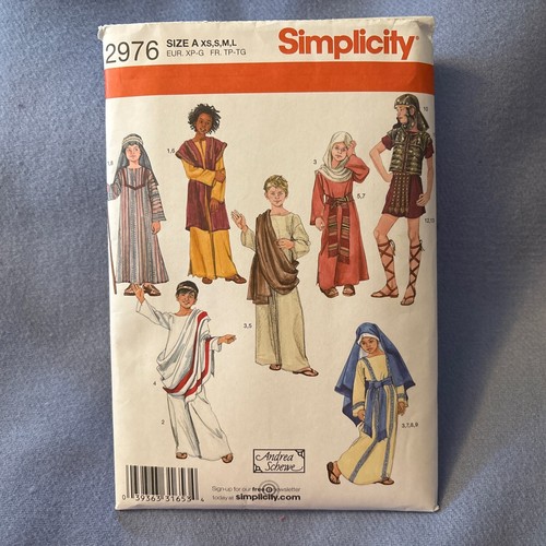 New Simplicity 2976 Nativity Costumes Child’s XS-L UNCUT Unused Sewing Pattern - Picture 9 of 9