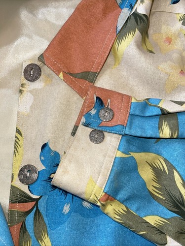 National Jacket Women 1X Hawaiian Floral Tropical 100% Silk Lightweight Lined - Picture 10 of 10