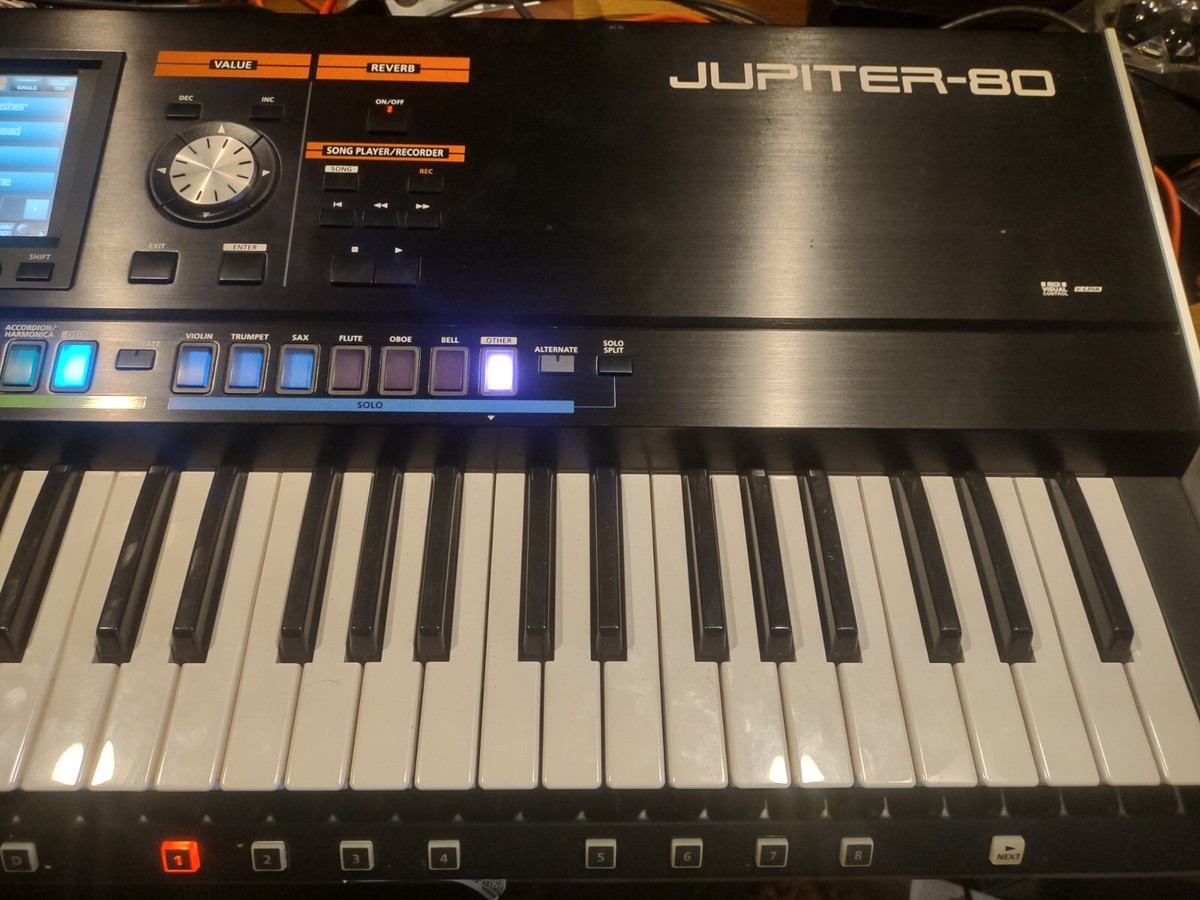 Roland Jupiter 80 Keyboard SuperNatural Synthesizer Performance