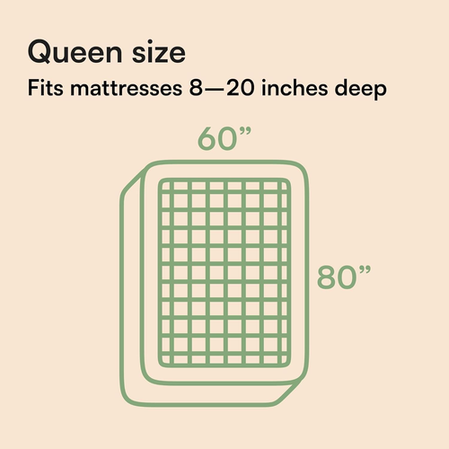 Viscose Bamboo Queen Mattress Topper - Thick Cooling Pillow Top Pad Deep Pocket - Picture 6 of 10