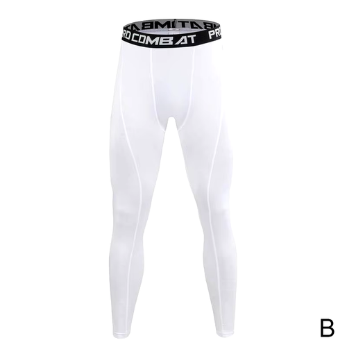 Men Compression Tight Leggings Running Sports Male Workout Bottoms Trousers Jogg - 第 10/18 張圖片
