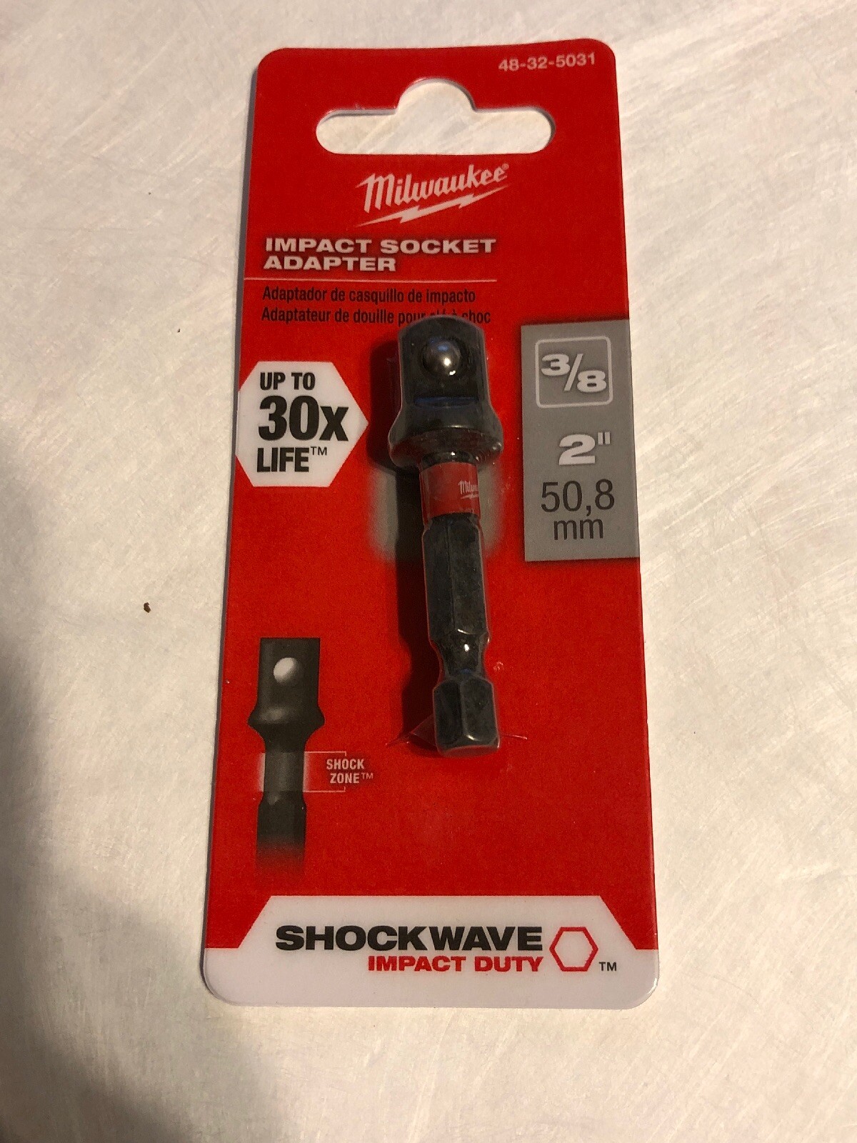 10 TEN NEW Milwaukee Shockwave Impact Magnetic Nut Drivers 1//2/" x 2-9//16/"