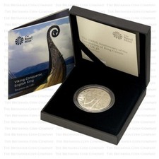 2017 Coronation Of King Canute Five Pound Crown Silver Proof Coin UK17KCSP