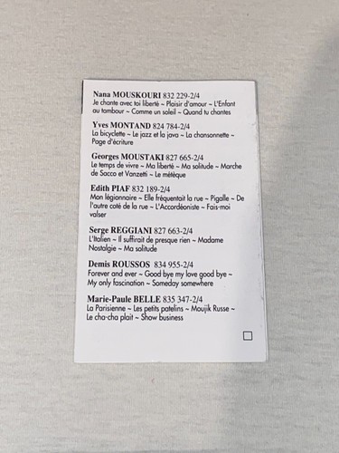 MELINA MERCOURI / MASTER SERIE / ULTRA RARE CANADIAN CASSETTE! - Picture 5 of 9